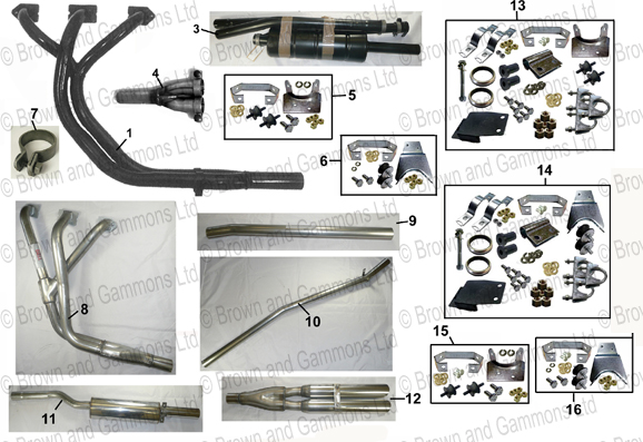 Image for Exhaust Pipe & Fitting Kit