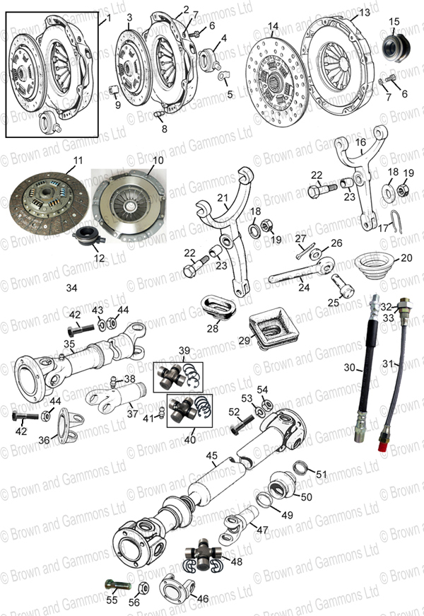 Image for Clutch & propshaft