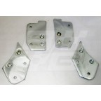 Image for CHROME END SET GT DOOR CAPPINGS