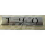 Image for 190 REAR BADGE SILVER