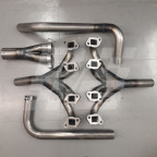 Image for Tubular V8 huggy manifolds set (mild steel)