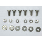 Image for MGA stainless steel front wing splash panel  fitting kit