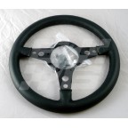 Image for STEERING WHEEL 13 INCH - DISHED - BLACK LEATHER