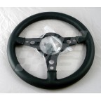 Image for STEERING WHEEL 13 INCH FLAT BLACK  LEATHER