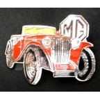 Image for PIN BADGE MG TC RED