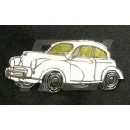 Image for PIN BADGE MINOR SALOON WHITE
