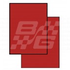 Image for RALLY MUDFLAPS RED PAIR