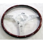 Image for 14 inch Light Wood Steering Wheel