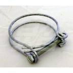 Image for Twin wire hose clip 1 3/8 inch - 1 9/16 inch