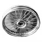 Image for MG TC Chrome wire wheel 19 inch