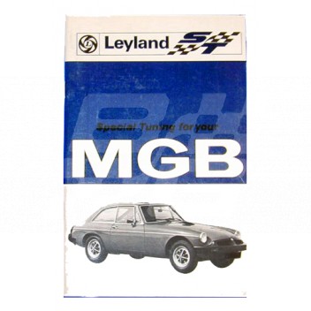 Image for TUNING H/BOOK R/B MGB 1800cc