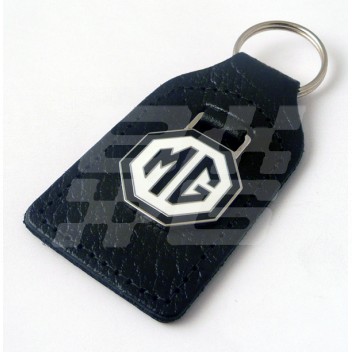 Image for BLACK KEY FOB WITH MG BLK/WHIT