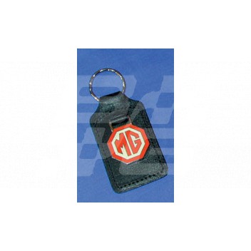 Image for BLACK KEY FOB WITH MG RED/CREAM