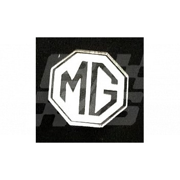Image for PIN BADGE MG OCTAGON BLK/WHITE