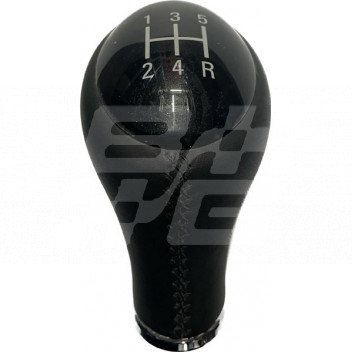 Image for gearknob manual Black leather + black top R75 ZT