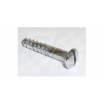 Image for Chrome wood screw Slotted