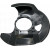 Image for Front right Brake back plate MG6