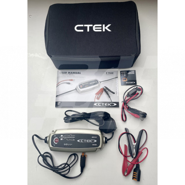 Image for CTek Battery Charger with Indicator eyelet connect case