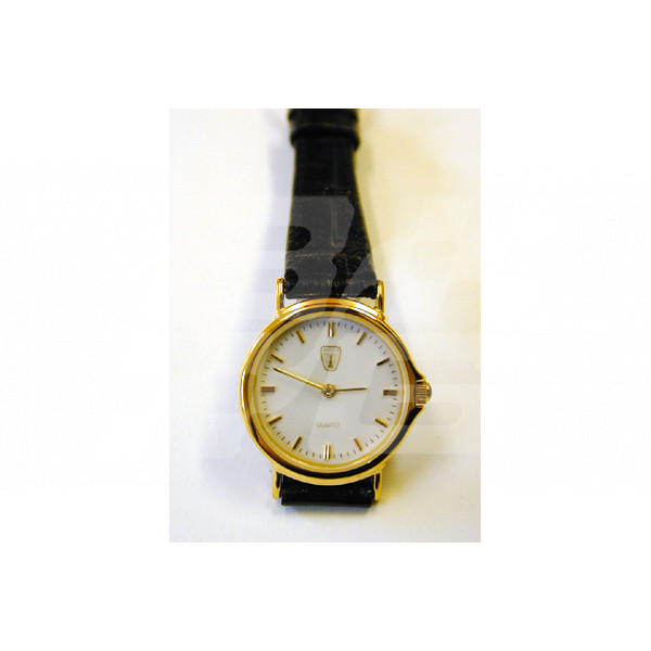 Image for LADIES WATCH BLACK STRAP - requires new battery