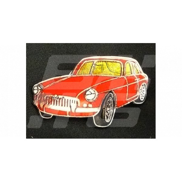 Image for PIN BADGE MGBGT C/B RED