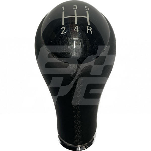 Image for gearknob manual Black leather + black top R75 ZT